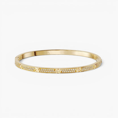 Slim Pavé Love Bracelet