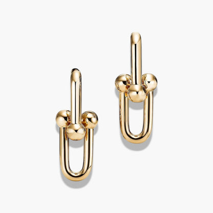 Bold Link Drop Earrings