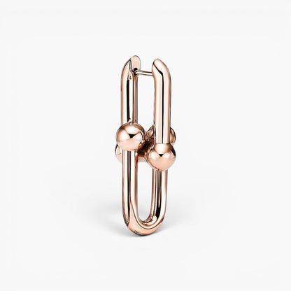 Bold Link Drop Earrings