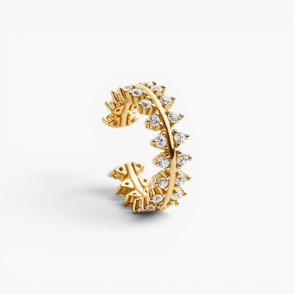 Dainty Pavé Gold Ear Cuff