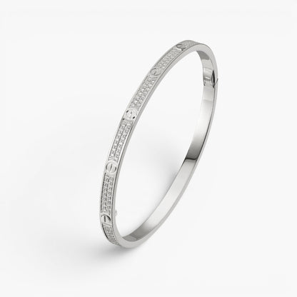 Slim Pavé Love Bracelet