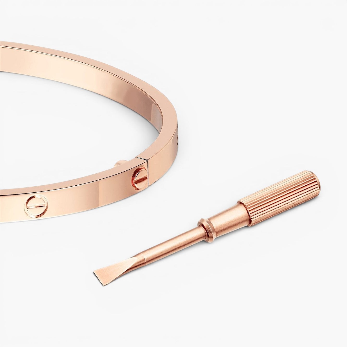 Slim Love Bracelet with Screw Hinge