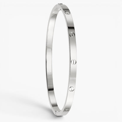 Slim Love Bracelet with Screw Hinge