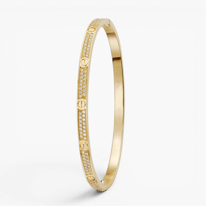 Slim Pavé Love Bracelet