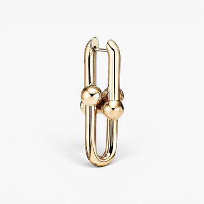 Bold Link Drop Earrings