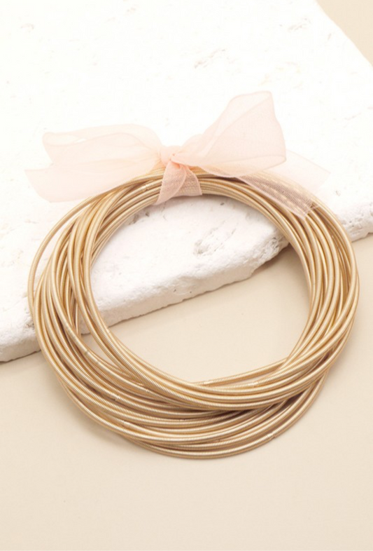 Guitar String Bracelet Set