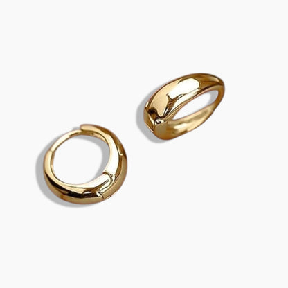 Sculptural Chunky Hoop Earring Trio Set