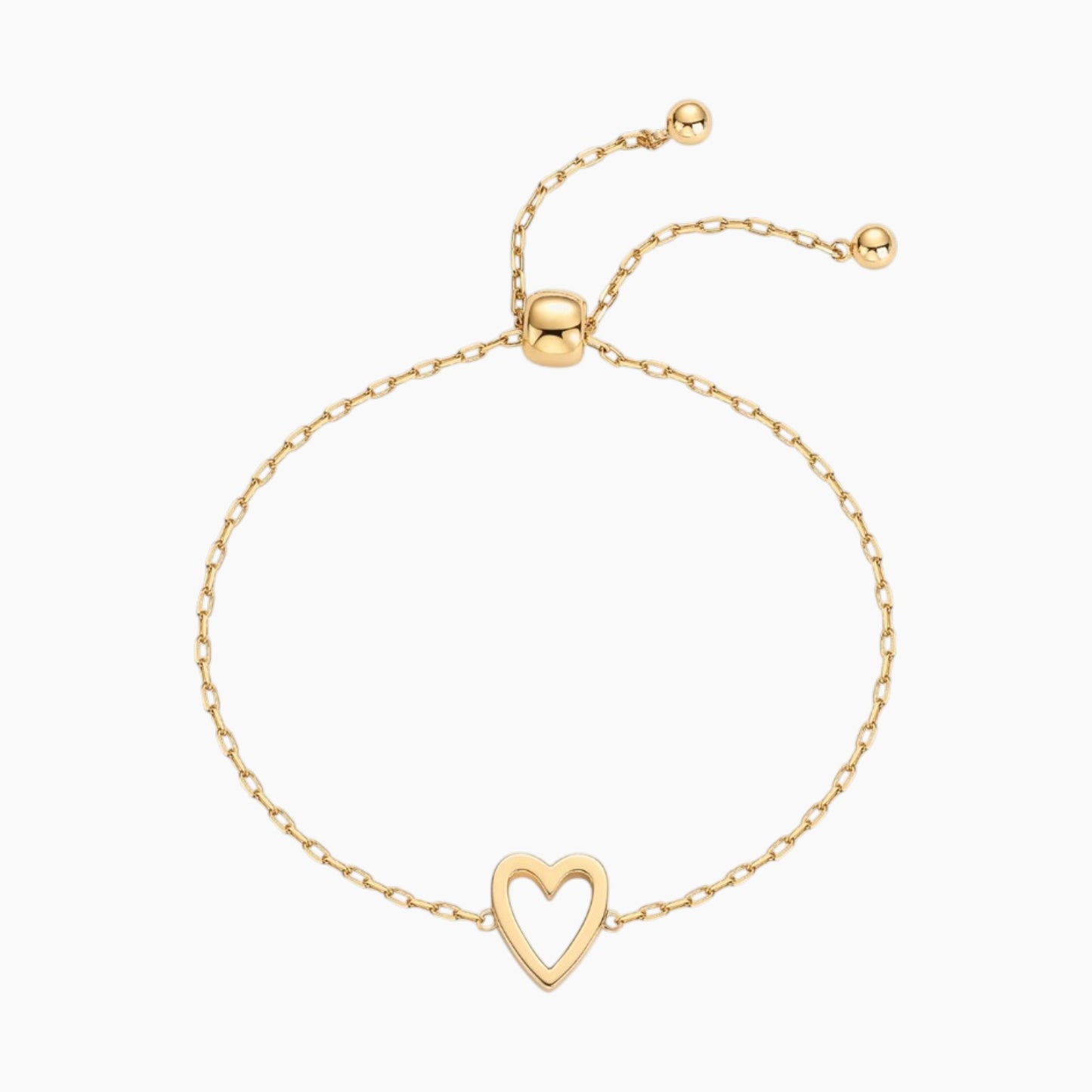 Heart Duo Charm Bracelet Set