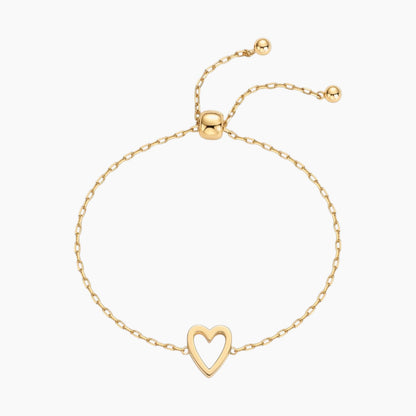 Heart Duo Charm Bracelet Set
