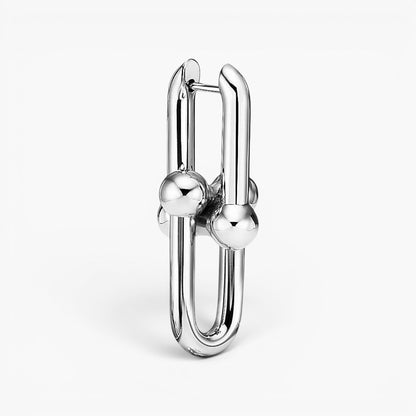 Bold Link Drop Earrings