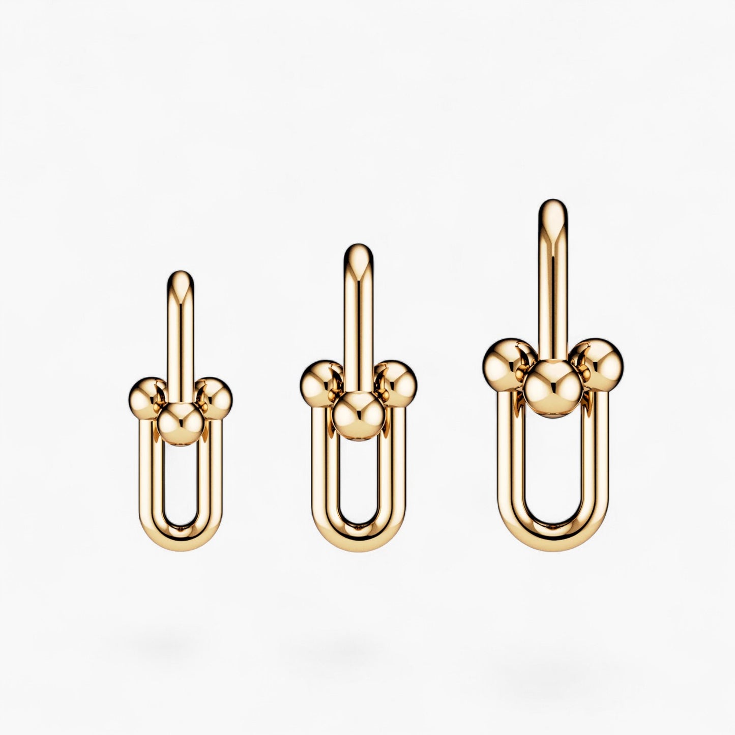 Bold Link Drop Earrings