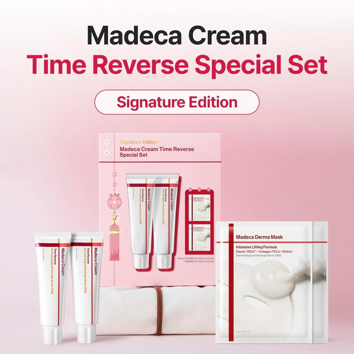Madeca Cream Time Reverse Special Set for Sensitive Skin and Glow