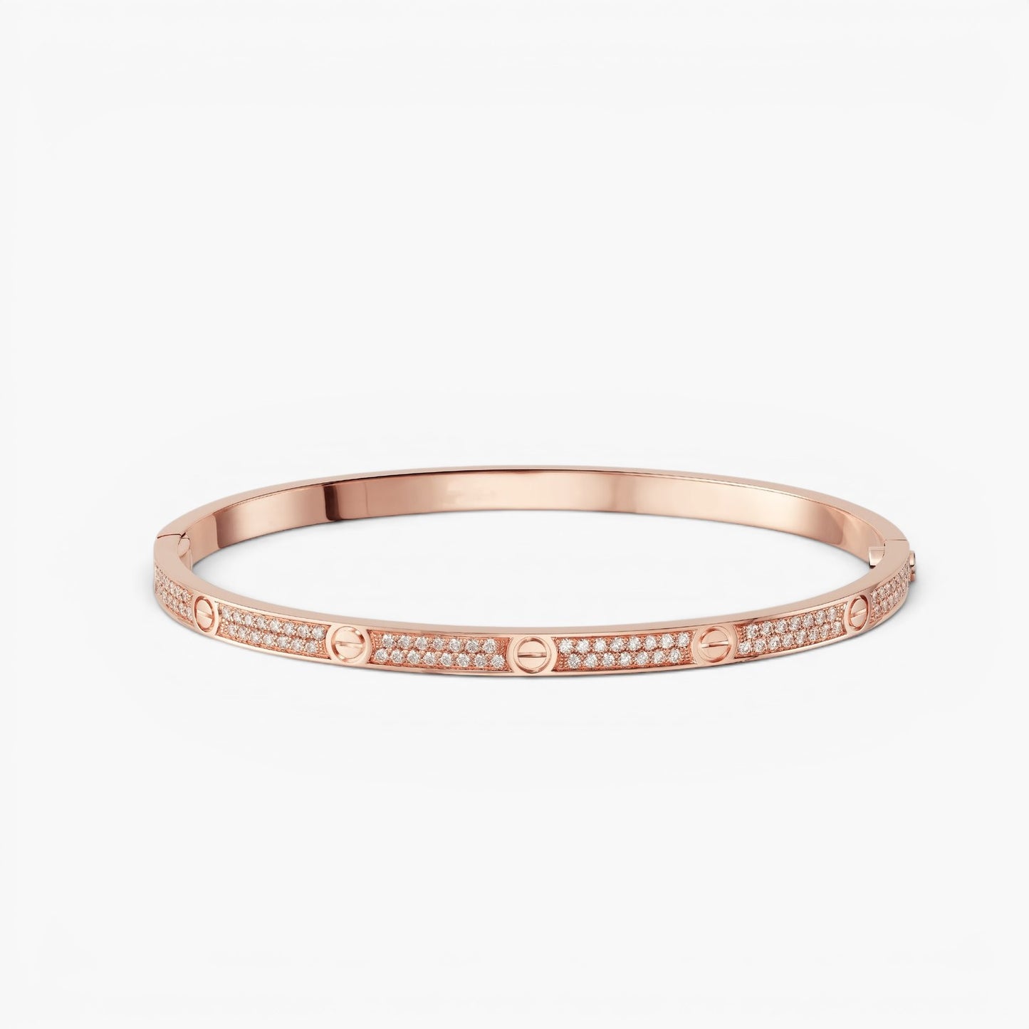 Slim Pavé Love Bracelet