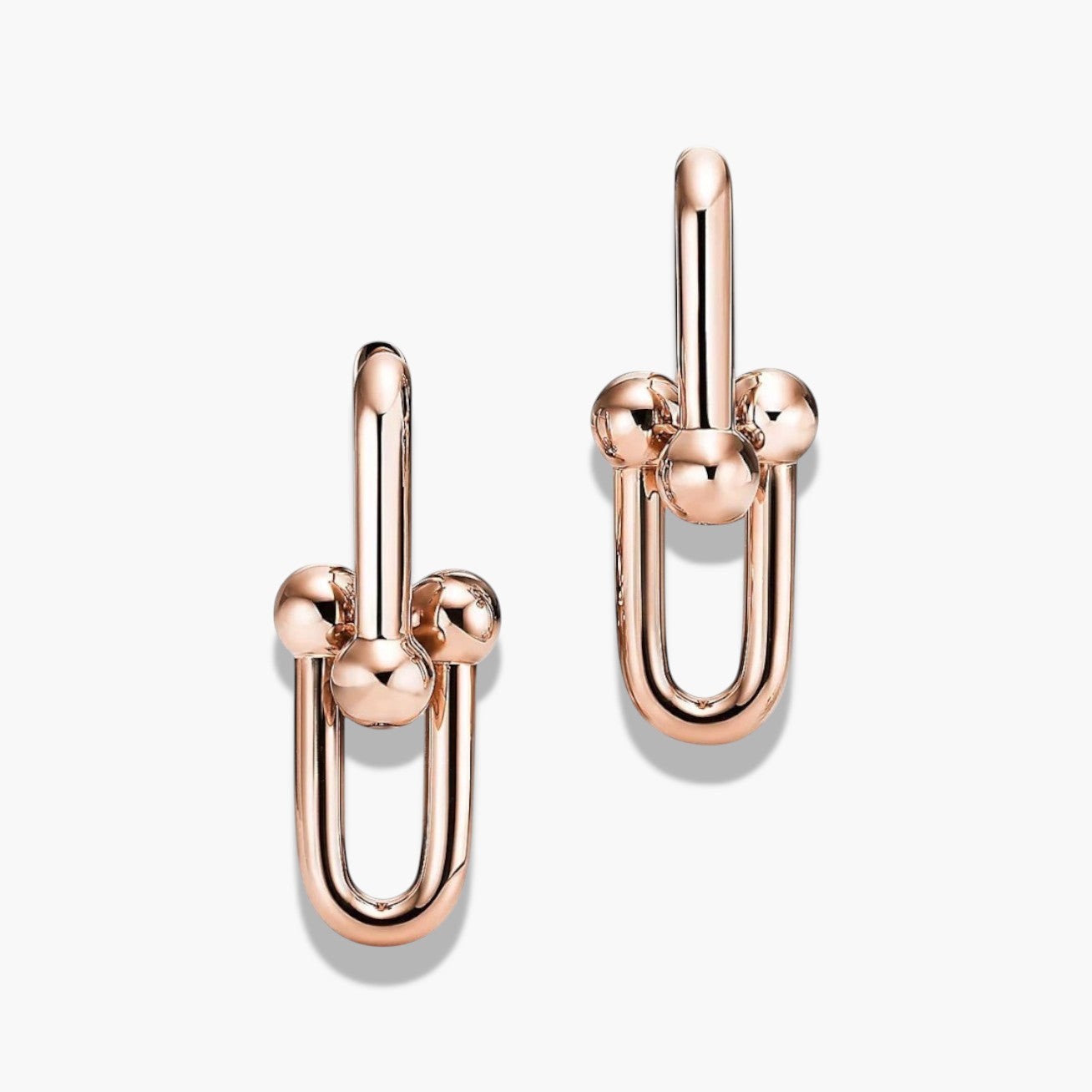 Bold Link Drop Earrings