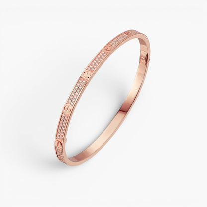 Slim Pavé Love Bracelet
