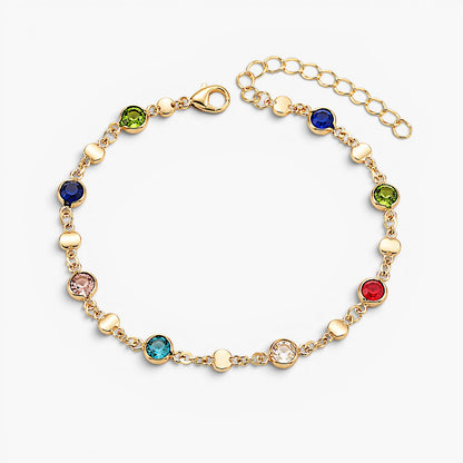 Solène Star Charm Layered Anklet Set
