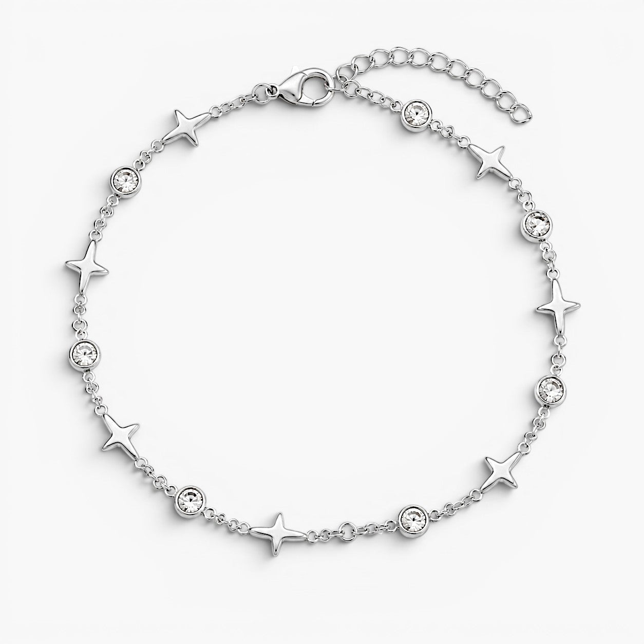 Beach Star Layered Anklet Set