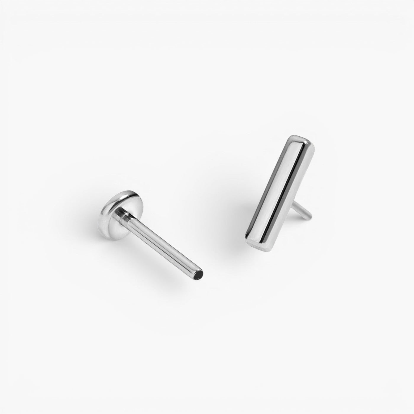 Minimal Flat Back Stud Earrings Trio Set
