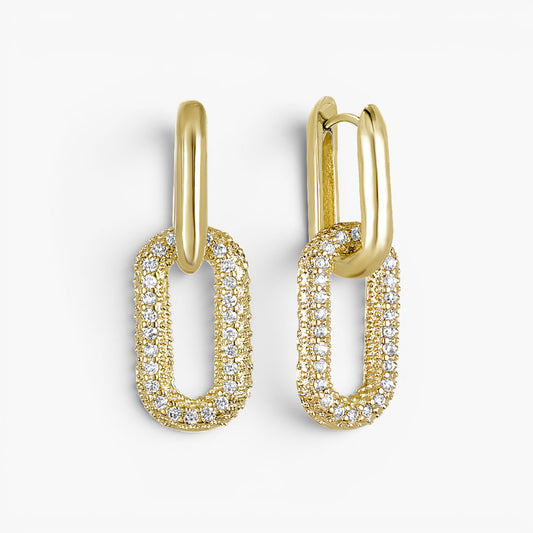 avé Paperclip Link Earrings