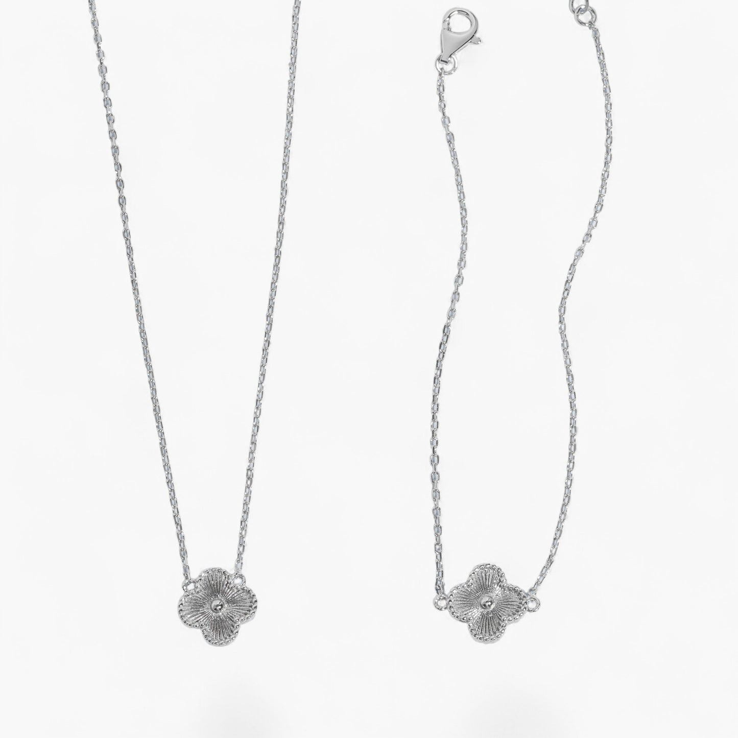 Lucky Four Leaf Clover Charm Necklace