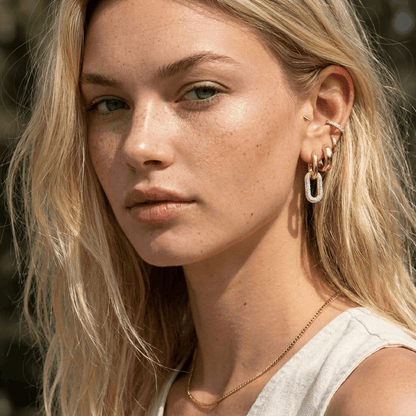 avé Paperclip Link Earrings