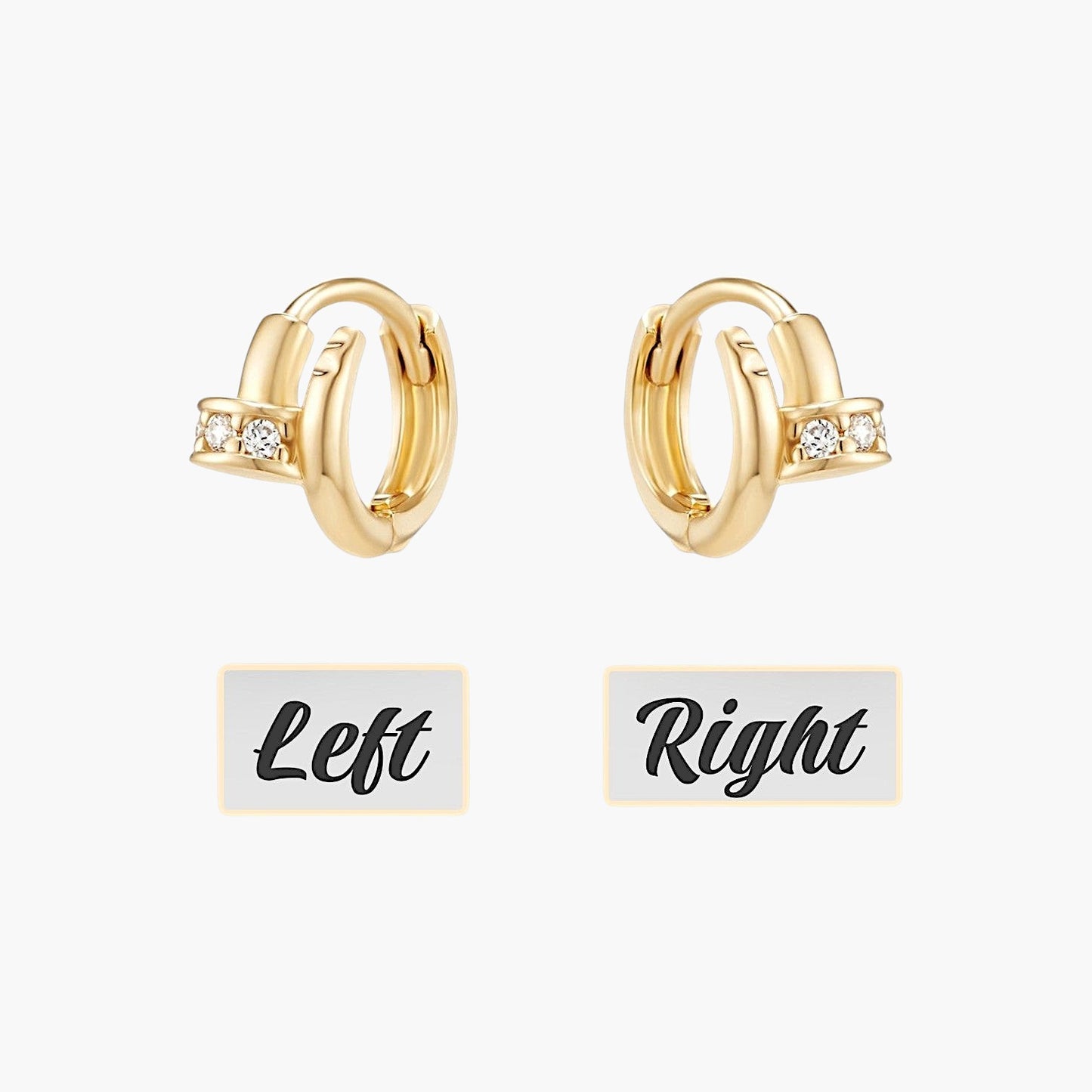 Sleek Nail Huggie Earring for Tragus