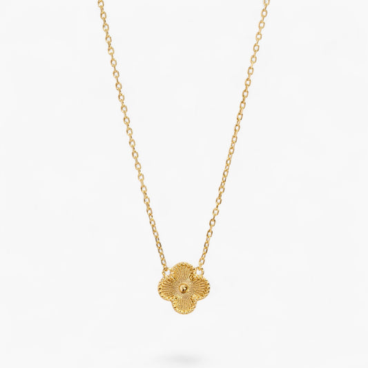 Lucky Four Leaf Clover Charm Necklace