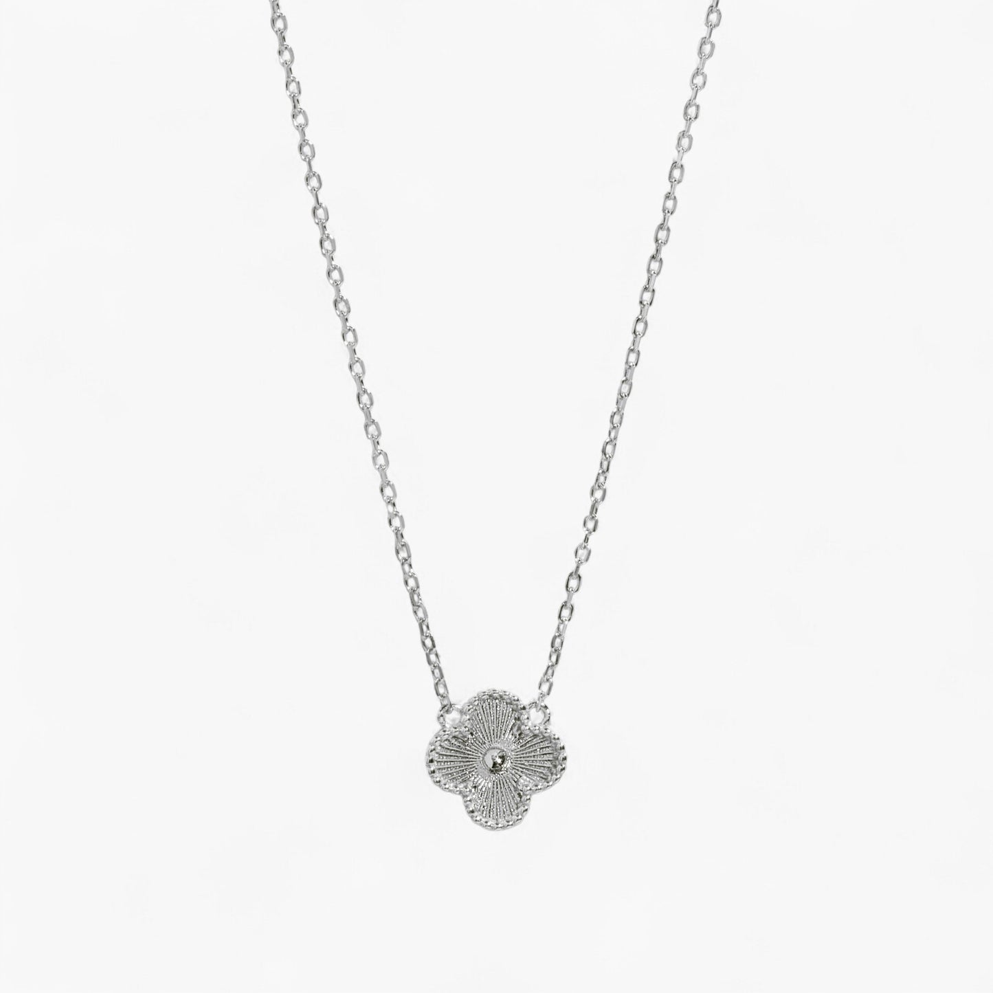 Lucky Four Leaf Clover Charm Necklace